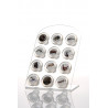 Bouchon verre Vinolok decor CHASSE et PECHE + presentoir
