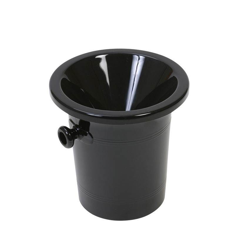 Crachoir acrylique noir 2.5L