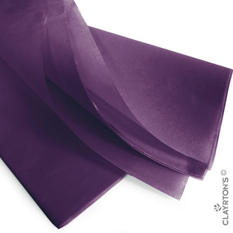 Ramette de 24 feuilles de soie Violet