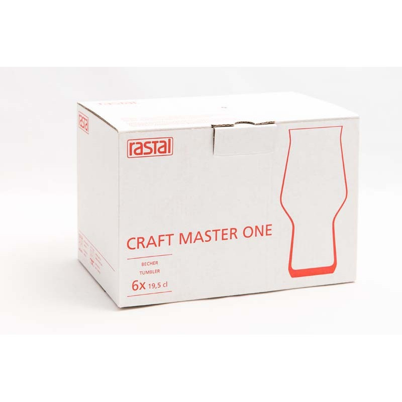 Verre à bière Craft Master One 46 cl. jaugé 25 cl. - Brasserie Les 3 Loups