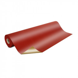 Rouleau papier kraft bi-colore rouge dore DimD 0 70x100m