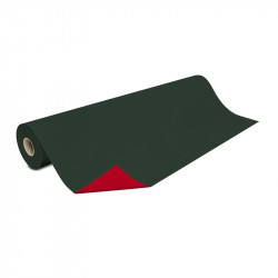 Rouleau papier kraft bi-colore vert rouge DimD 0 70x100m