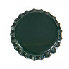 Capsule verte couronne metal   liner en PVC transparent