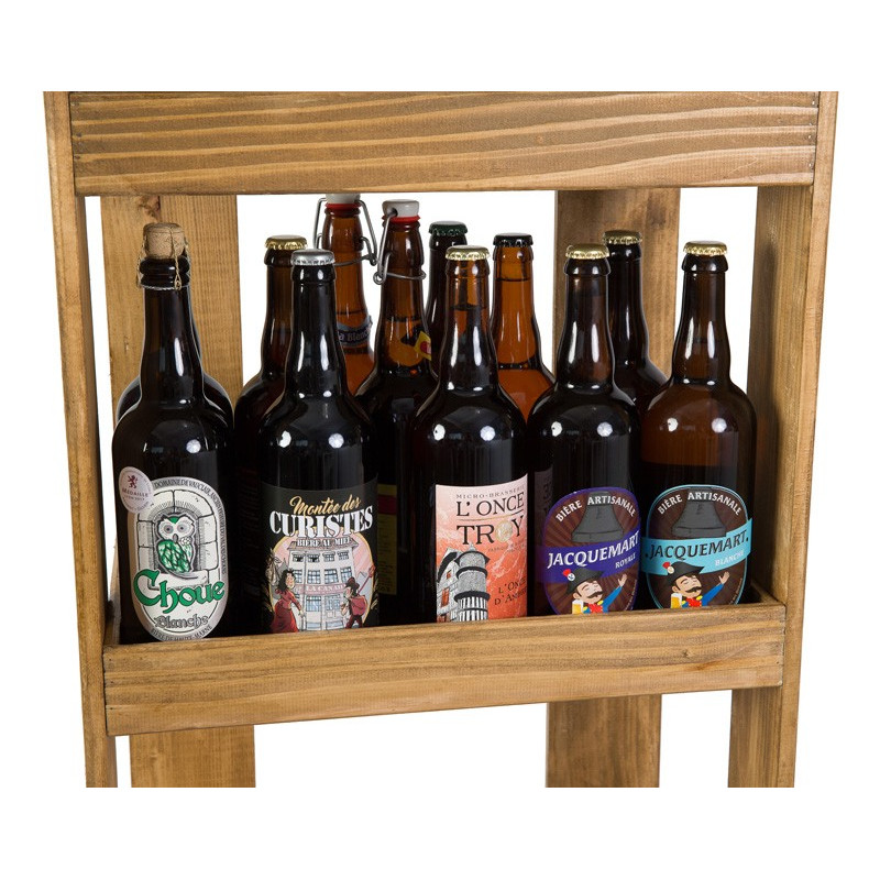 Support En Bois Pour Fût à Bière Ou Carafe – Lot De 2 – Base Stable, Design élégant Pour Comptoir