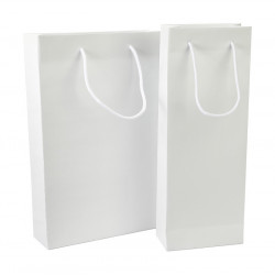 Sac DUNE blanc 3 blles papier 170 gr poignee corde