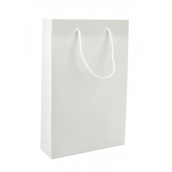 Sac DUNE blanc 3 blles papier 170 gr poignee corde