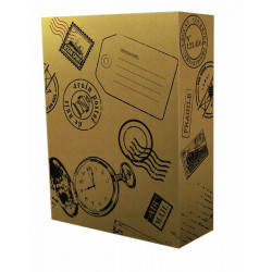 Emballage Expedition 3 blles decor Malle cadeau