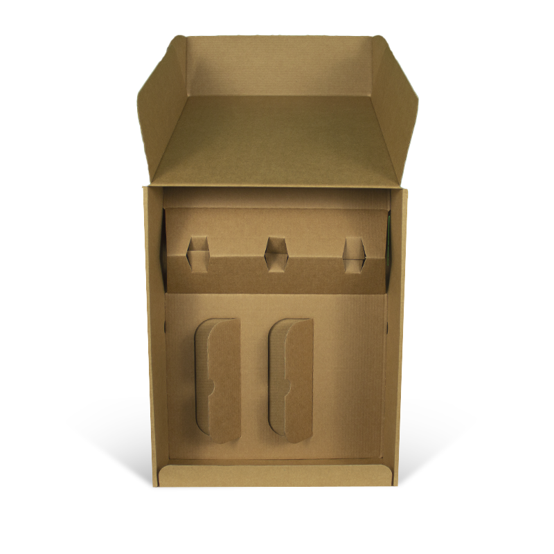 Boîte En Carton Pour 3 Bouteilles - Only Boxes - Idéal Cave à Vin Ou Cadeau