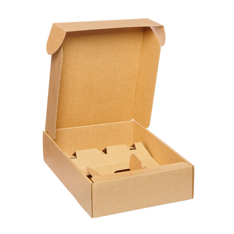 30 U. BOÎTES 3 BOUTEILLES 27x9x38,5 CM NATUREL KRAFT (1 UNITÉS) - REF. 201.53