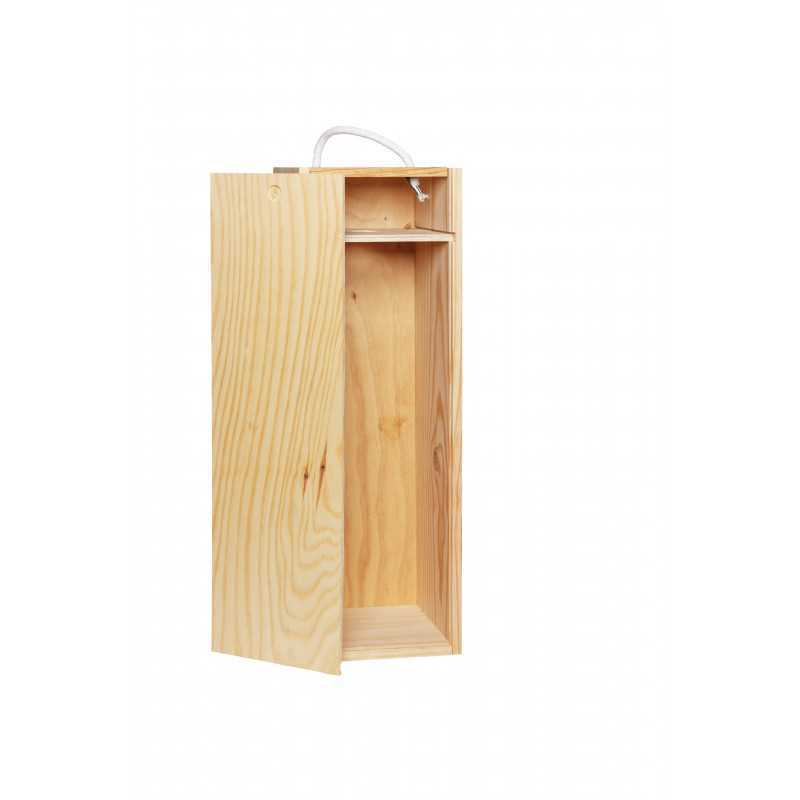 Elegant Designs Porte-courrier en bois naturel avec poignées