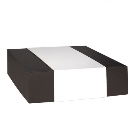 Fourreau blanc neutre pour coffret 3 bouteilles