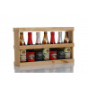 Pack de 5 Demi-mètres de bière en bois glissiere 8x33cl 7x50cl