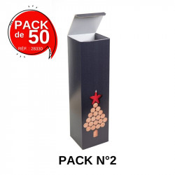 Pack N°2 : 50 Etuis sapin 1...