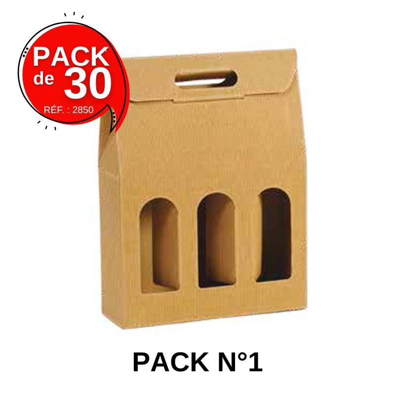 Pack N°1 : PACK 30 Valisettes Onda Havana 3 bouteilles