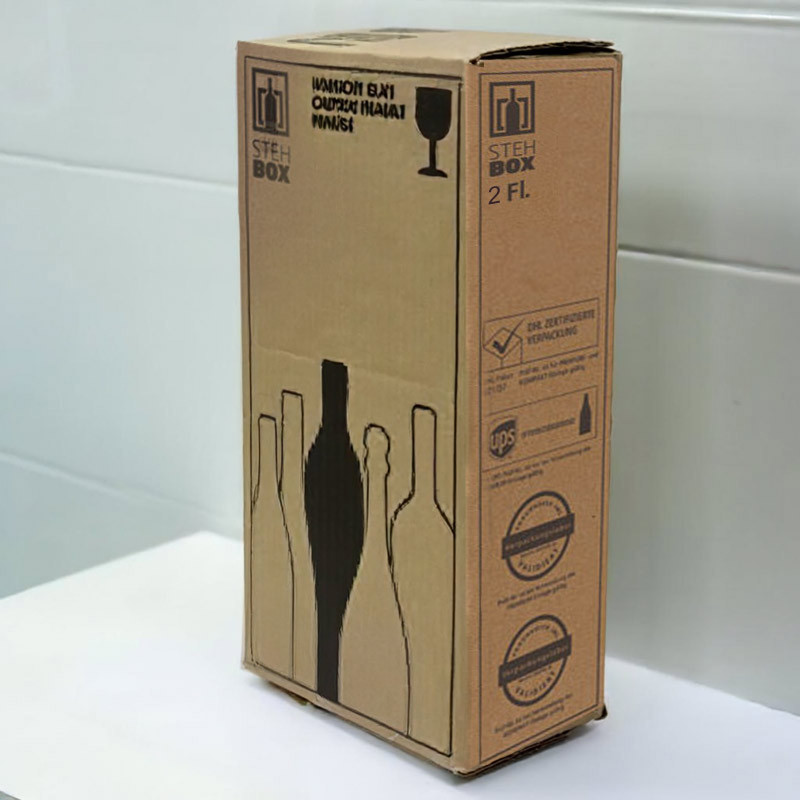 2394 carton expédition 2 bouteilles avec calages agréé UPS