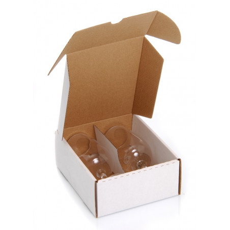 Coffret blanc pour 2 verres Inao